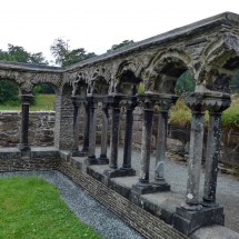 Ruins of the monastery Lysekloster few kilometers south of Bergen
